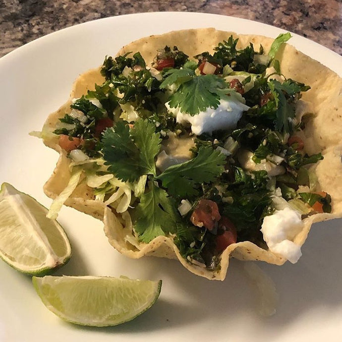 A MEXICAN TACO WITH A LEBANESE TWIST!!!
