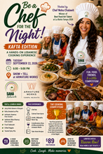 Load image into Gallery viewer, Be a Chef for the Night – Kafta Edition at Armature Works