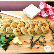Load image into Gallery viewer, Garlic Toum Knot Bread
