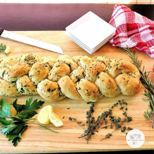 Garlic Toum Knot Bread