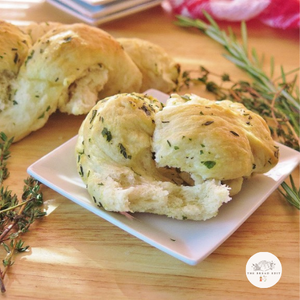 Garlic Toum Knot Bread