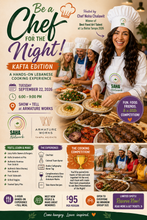Load image into Gallery viewer, Be a Chef for the Night – Kafta Edition at Armature Works