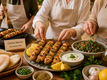 Load image into Gallery viewer, Lebanese Chicken Skewers Class