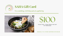 Load image into Gallery viewer, SAHA Gift Cards: The Perfect Present!