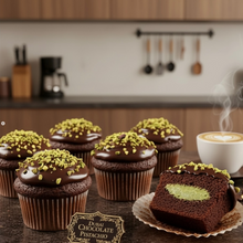 Load image into Gallery viewer, Dubai Chocolate Pistachio Cupcake